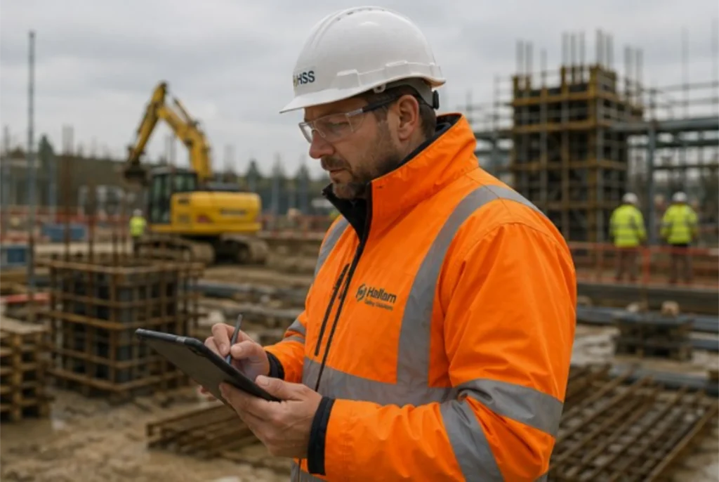 HSEQ site inspection by Hallam Safety Solutions